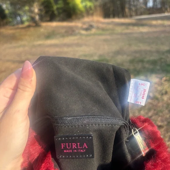 Furla Faux Fur Crossbody Bag - Picture 11 of 17